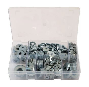 image of Assorted Form C Flat Washers Box Qty 800 Connect 31863