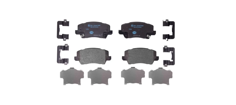 Image of HELLA Brake pad set HELLA 8DB 355 039-491