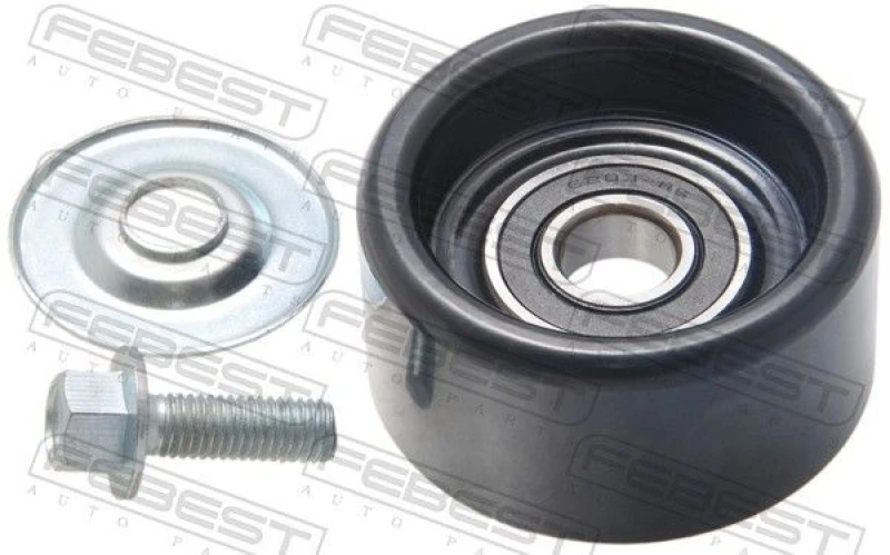 Image of FEBEST 0187-URJ201 Tensioner Pulley Tensioner Pulley,v-ribbed belt (310)