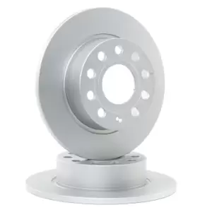Image of VALEO Brake disc COATED 672546 Brake rotor,Brake discs VW,AUDI,SKODA,Golf V Schragheck (1K1),GOLF VI (5K1),GOLF PLUS (5M1, 521)