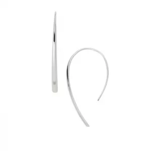 Image of Fossil Ladies Stainless Steel Curve Drop Earrings