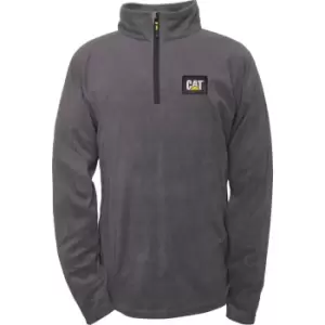 Image of Caterpillar Mens Concord Fleece Pullover Dark Shadow S