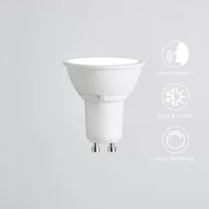 Image of Status 5 Watt GU10 Colour Temperature Changing LED Smart Bulb White