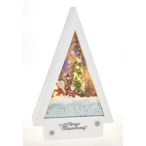 image of Snowtime Musical Tree Village Ornament