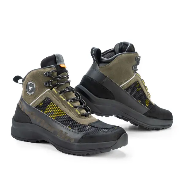 Image of Stylmartin Vertigo Air Motorcycle Shoes Mud Camo Size 40