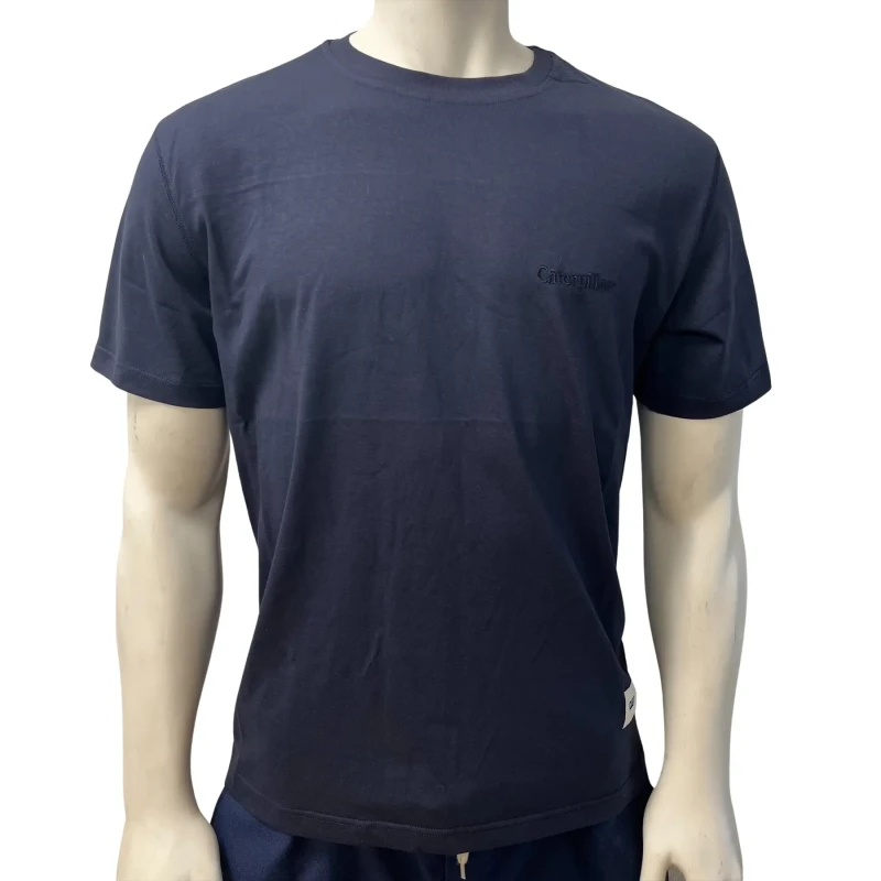 Image of Caterpillar T-Shirt embroidery Caterpillar Basic Bleu Unisex M
