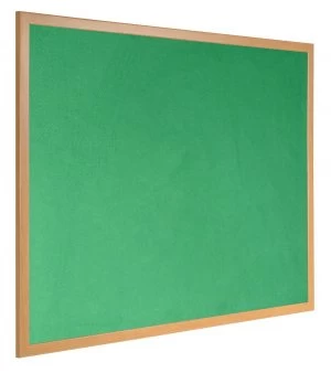 Image of Bi-Office Earth-It Exec GN Felt Ntcbrd Oak Frme 90x60cm