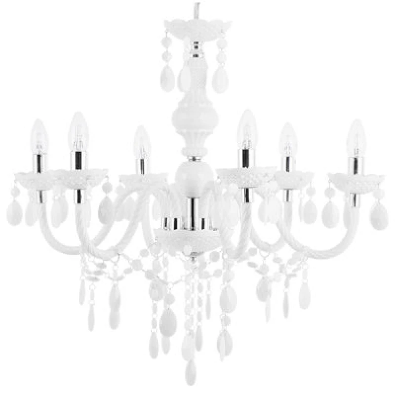 Image of Beliani Chandelier Kalang White
