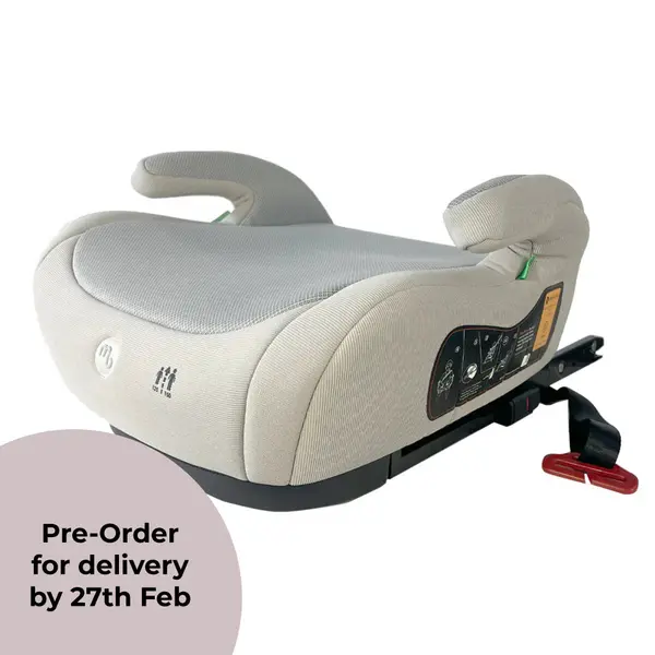 Image of My Babiie i-Size Booster Car Seat - Stone