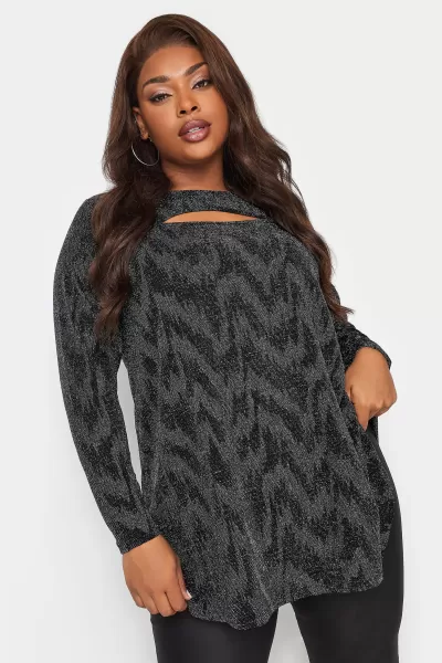 Image of Glitter Cut Out Swing Top