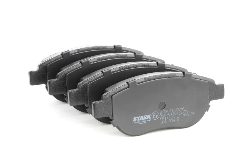 Image of RIDEX 402B0057 Brake pad set Front Axle, not prepared for wear warning indicator, with anti-squeak plate Brake Pad Set,disc brake (402)