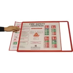 Image of Beaverswood Frames 4 Docs Self-Adhesive A3 Black - Pack Of 10