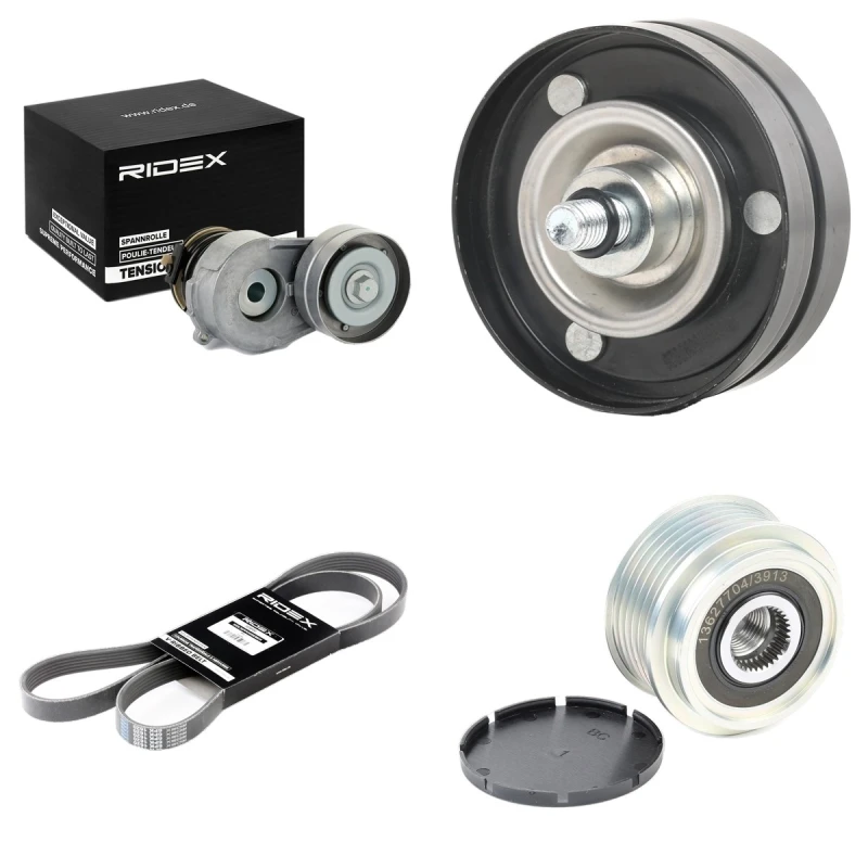 Image of RIDEX 542R0460 V-ribbed belt set V-Ribbed Belt Set (542)