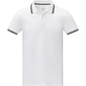 Image of Elevate Mens Amarago Short-Sleeved Polo Shirt (3XL) (White)