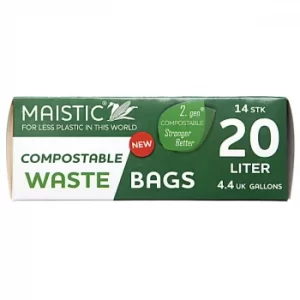 image of Maistic 2.Gen Compostable Waste Bag 20Ltr (14)