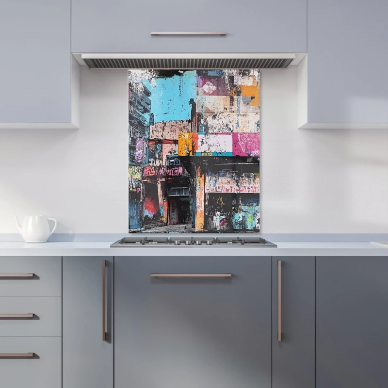 Image of Designer Kitchen Splashbacks Jasper Reed: 00012 Kitchen Splashback Size: 600mm x 750mm Multicolor Unisex 600mm x 750mm