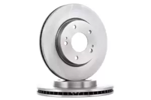 Image of RIDEX Brake disc 82B0545 Brake rotor,Brake discs MITSUBISHI,Lancer VIII Limousine (CY_A, CZ_A),Lancer VIII Schragheck (CX_A)