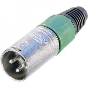 Neutrik NC3MX XLR connector Plug, straight Number of pins: 3 Silver