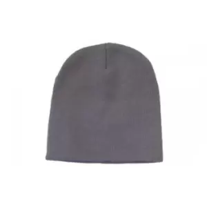 Image of Carta Sport Plain Beanie (One Size) (Grey)