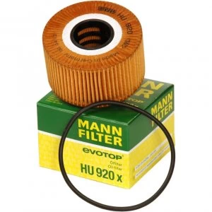 image of Mann Filter HU920X Oil Filter