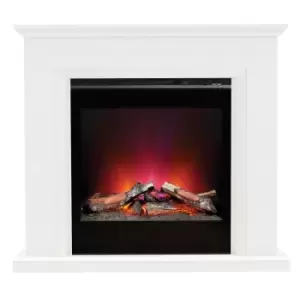Image of Be Modern 2kW Lorento 47" Electric Fireplace Suite - White Marble