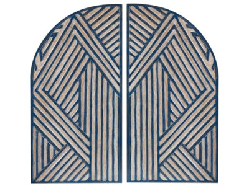 Image of Beliani Wall Decor Ogan 80 Cm Black