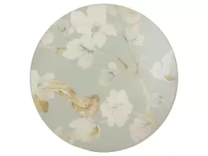 Image of Duck Egg Floral Pack Of 4 Round Premium Placemats