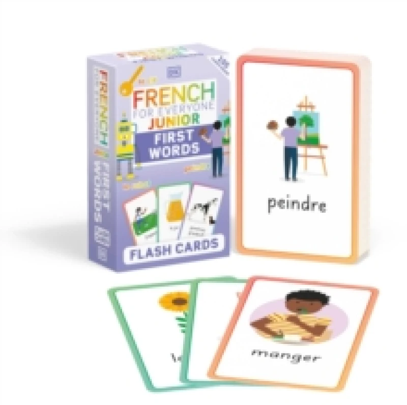 Image of DK French for Everyone Junior First Words Flash Cards Book Multi unisex