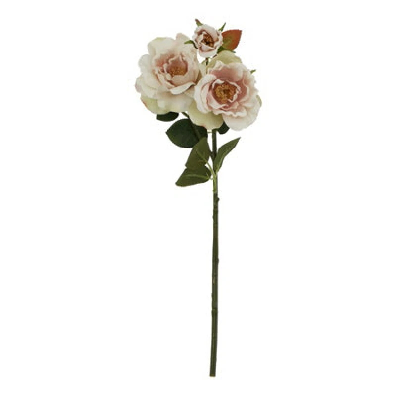 Image of Hill Interiors The Natural Garden Collection Tea Rose Artificial Flower Pale Pink (One Size)