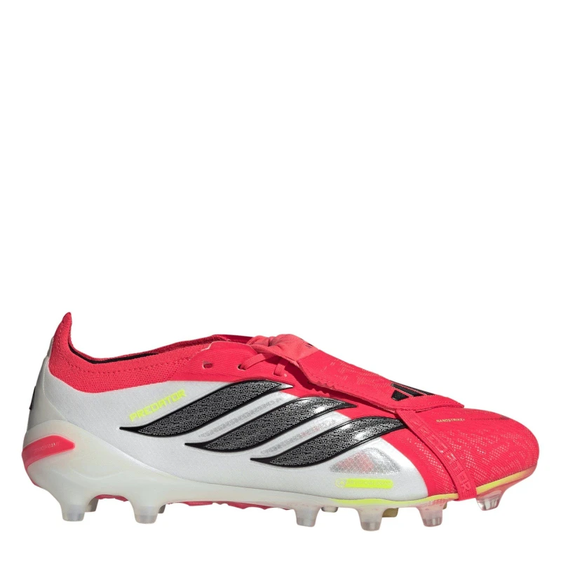 Image of adidas Mens adidas Predator Elite Fold Over Tongue Artificial Ground Football Boots Red/Black/White male 9 (43.3)