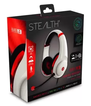 image of STEALTH XP-Glass Edition Gaming Headset - Red