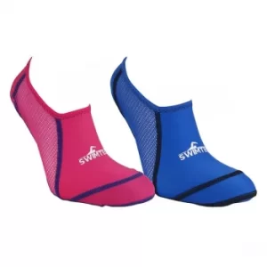 image of SwimTech Pool Socks Junior J7-9 Blue