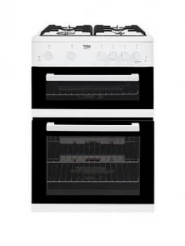 Beko KDG611W Double Oven Gas Cooker