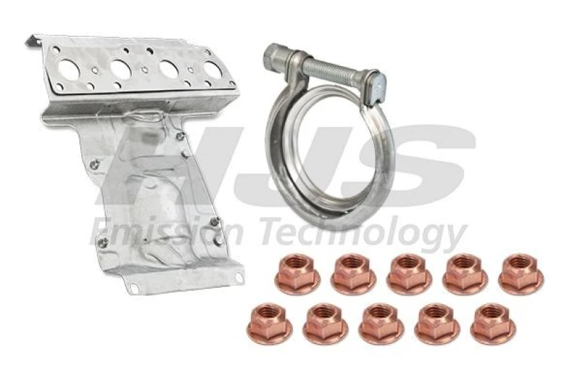 Image of Mounting Kit, catalytic converter HJS 82 12 1001