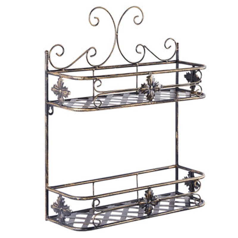 Image of Beliani Wall Shelf Marayes Metal Black