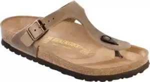 image of Birkenstock Thongs brown Gizeh FL Tabacco Brown