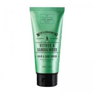 Image of Scottish Fine Soaps Vetiver & Sandalwood Hair & Body Wash 20