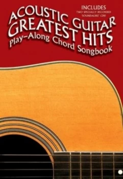 Image of Acoustic Guitar Greatest Hits Playalong Chord Songbook Paperback