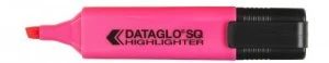 image of Dataglo Value Highlighter Flat Barrel Chisel Tip Pink (PK10)