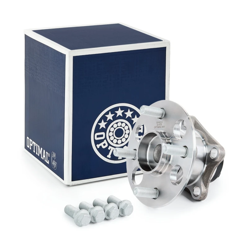 Image of OPTIMAL 982197 Wheel bearing kit Rear Axle, with integrated magnetic sensor ring Wheel Bearing Kit (654)