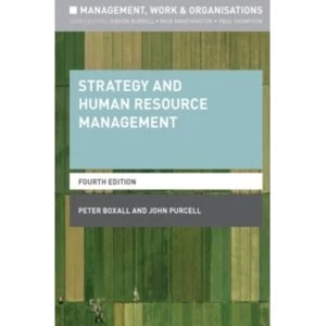 Image of Strategy and Human Resource Management