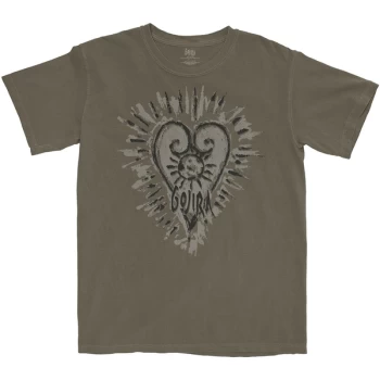 Image of Gojira - Fortitude Heart Unisex Large T-Shirt - Grey