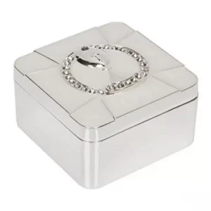 image of Silver Plated & Epoxy Chalice Trinket Box