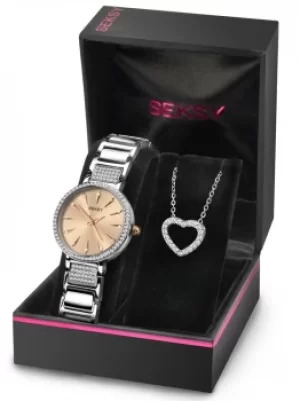 Seksy Ladies Jewellery Set Watch 2534G