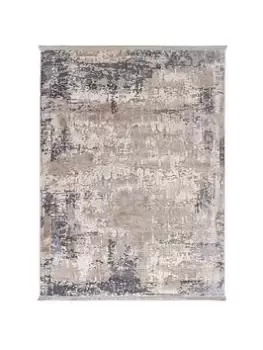 image of Cosimo Distressed Fringed Rug 160X230Cm