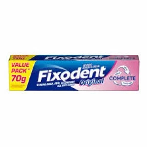 Image of Fixodent Original Denture Adhesive Cream 70g