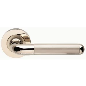 image of Jedo Olivia Door Handle on Round Rose