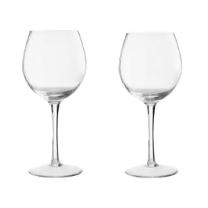 image of Premier Housewares Set of 2 Long Stem Gin Glasses - Clear