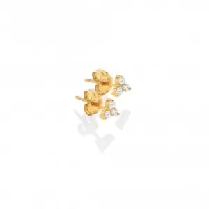 image of White Topaz Stud Earring DE759