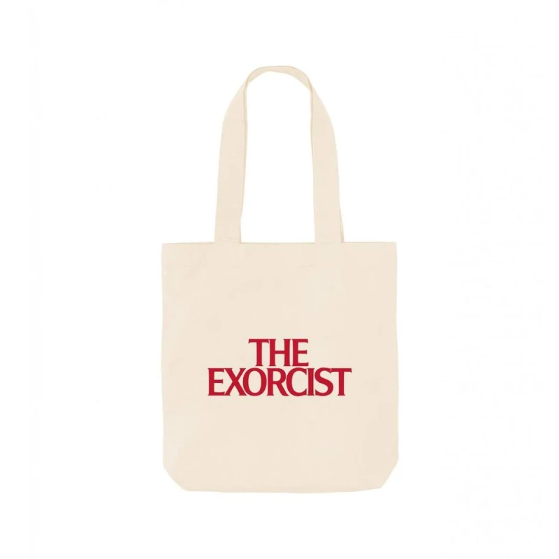 Image of The Exorcist Womens Title Tote Bag in Natural Natural Female One Size